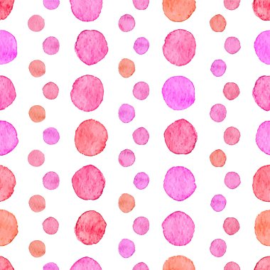 Sorunsuz suluboya nokta deseni