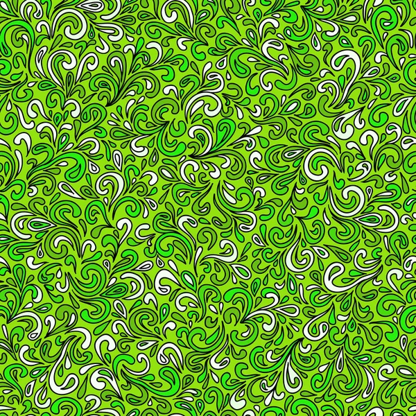 Wavy doodle seamless pattern — Stock Vector