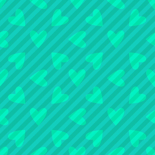 Seamless hearts pattern