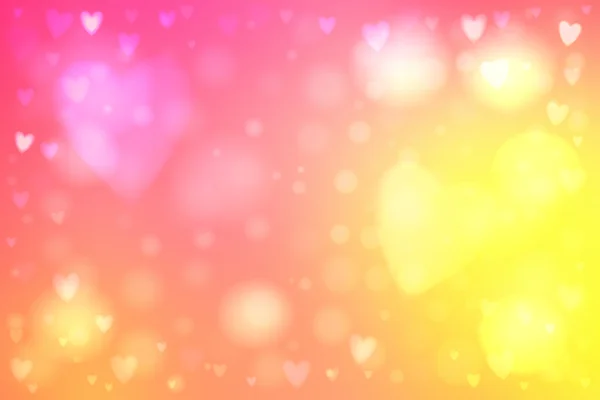 Corazones abstractos luces fondo — Vector de stock