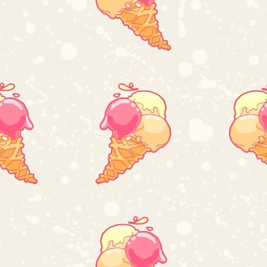 Dondurma ışık seamless modeli