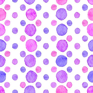 Sorunsuz suluboya nokta deseni