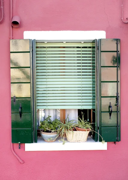 Окна Бурано — стоковое фото