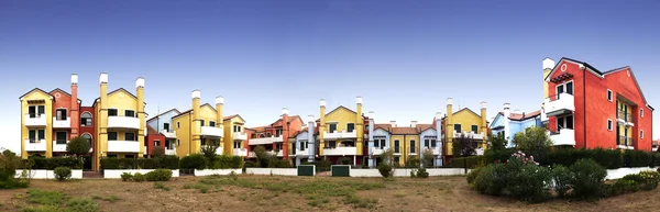 Colored houses — Stock Photo, Image