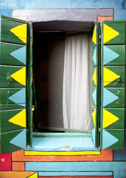 Burano-Fenster — Stockfoto