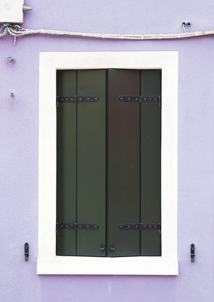 Burano-Fenster — Stockfoto