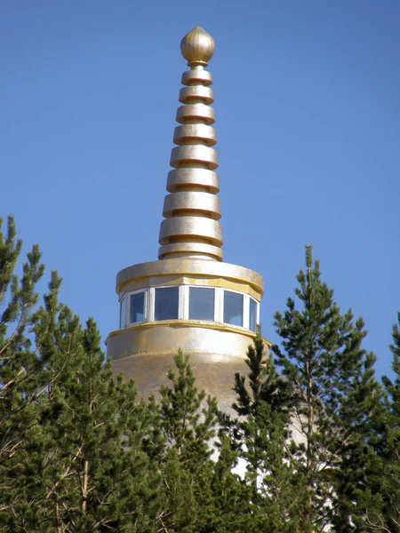 Detail des Baus heiliger Stupas rund um den Datsan. ulan-ude. — Stockfoto