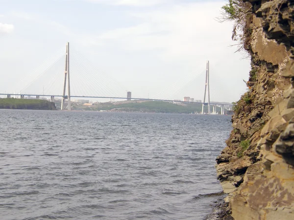 Meeresküste im Fernen Osten. Wladiwostok. Russische Insel. — Stockfoto