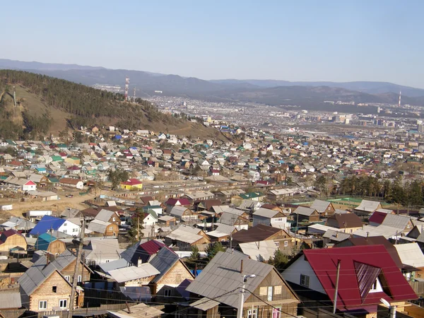 Blick auf die Stadt ulan-ude. — Stockfoto