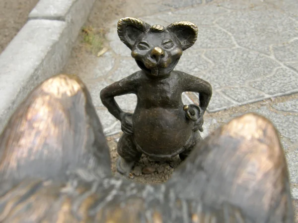 Bronosvy mouse - das Denkmal des Schachkönigs. ulan-ude. burya — Stockfoto