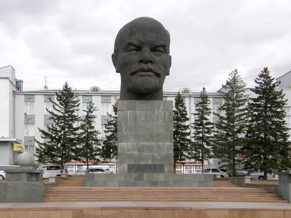 Lenins Kopf. ulan-ude. Burjatien. — Stockfoto