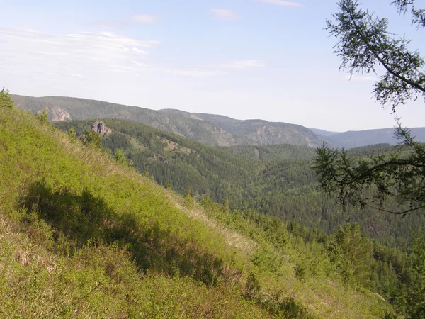 "Reserva Natural dos Pilares. Krasnoyarsk. Sibéria . — Fotografia de Stock