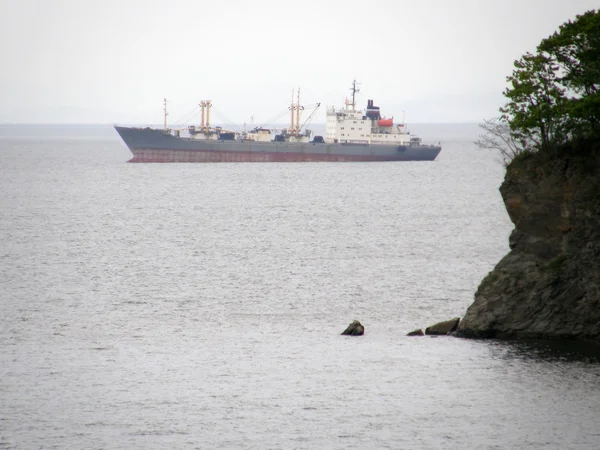 Sea coast in the Far East. Vladivostok. Russian island. — Stock Photo, Image