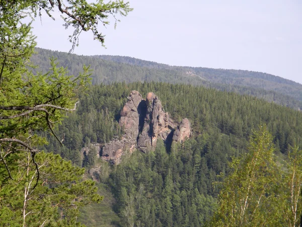 "Säulen-Naturschutzgebiet. Krasnojarsk. Sibirien. — Stockfoto