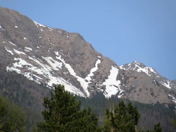 Pico. Montanhas Sayan orientais. A República da Buryatia . — Fotografia de Stock