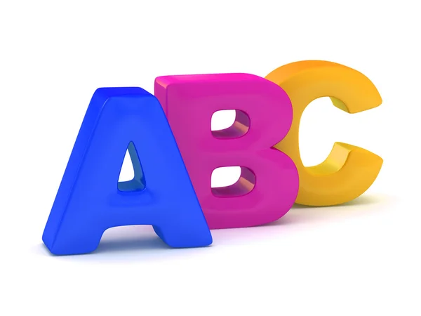 Abc alfabet. — Zdjęcie stockowe