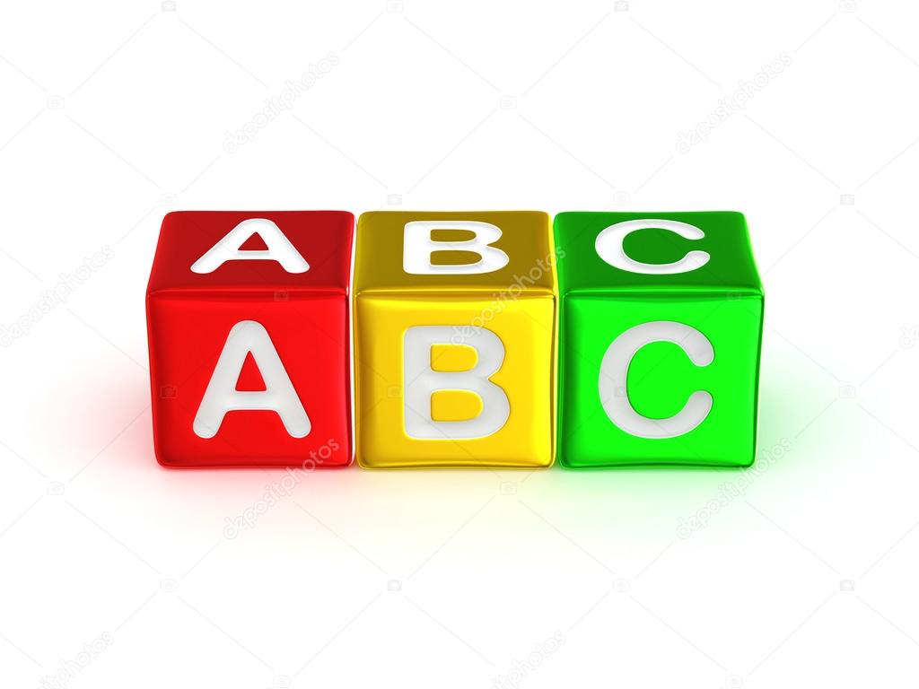 ABC alphabet.