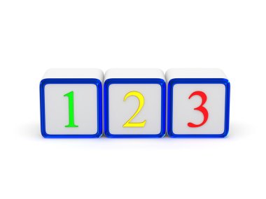 1 2 3 işaretleri.