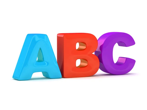 Alfabeto ABC . — Fotografia de Stock