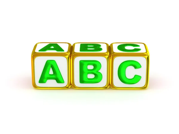 Alfabeto ABC . — Fotografia de Stock