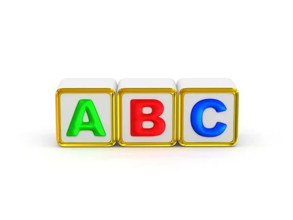 Alfabeto ABC . — Foto Stock