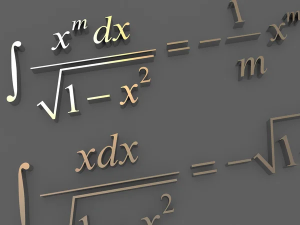 Fórmulas matemáticas . — Fotografia de Stock