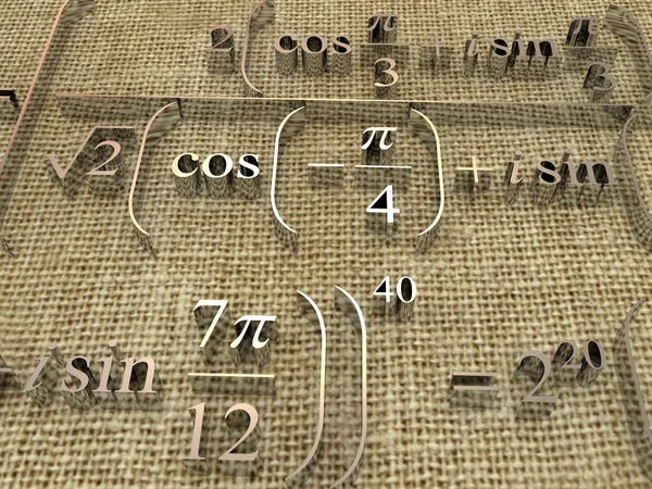 Fórmulas matemáticas . —  Fotos de Stock