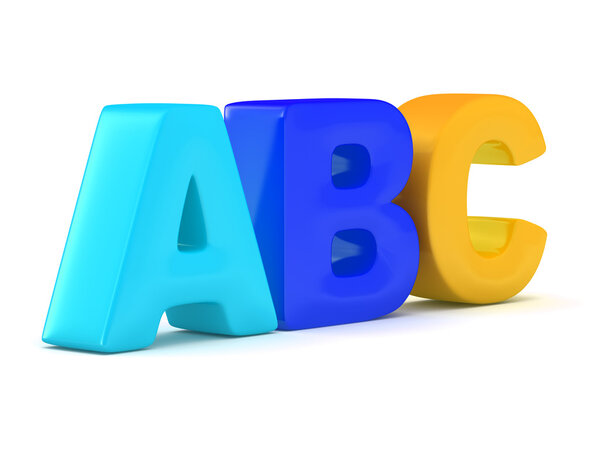 ABC alphabet.