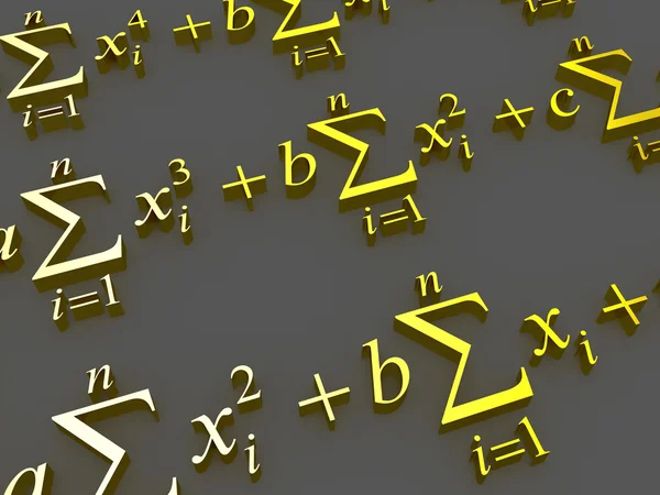 Mathematical formulas. — Stock Photo, Image