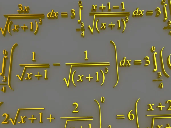 Mathematische Formeln. — Stockfoto