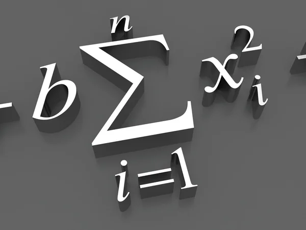 Formules mathématiques . — Photo