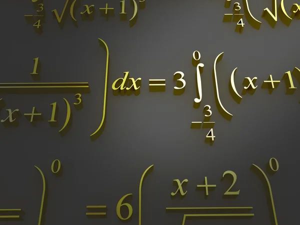 Mathematical formulas. — Stock Photo, Image