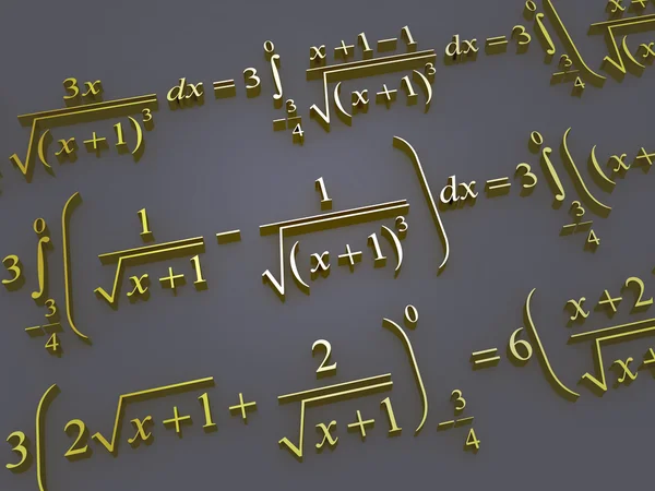Fórmulas matemáticas . —  Fotos de Stock