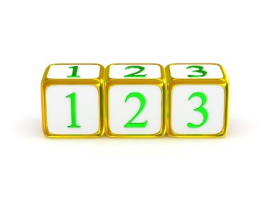 1 2 3 işaretleri.
