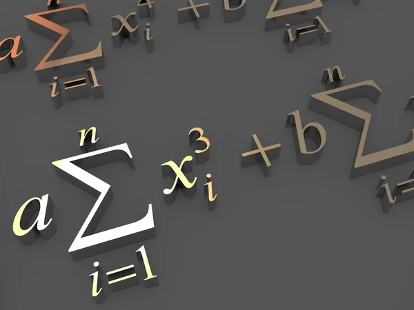 Mathematical formulas. — Stock Photo, Image