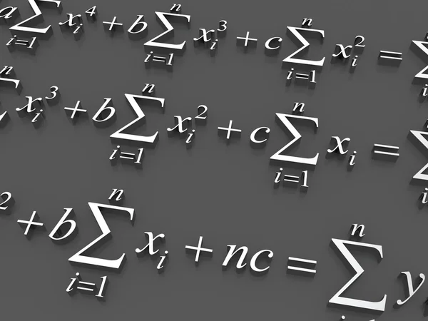 Mathematical formulas. — Stock Photo, Image