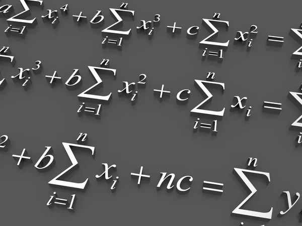 Mathematische Formeln. — Stockfoto