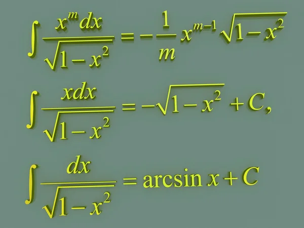 Matematikai képletek. — Stock Fotó
