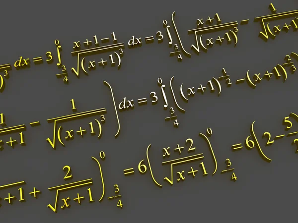 Fórmulas matemáticas . — Fotografia de Stock