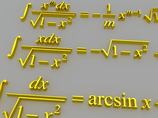 Fórmulas matemáticas . —  Fotos de Stock