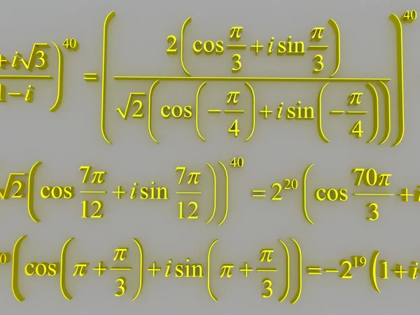 Mathematische Formeln. — Stockfoto