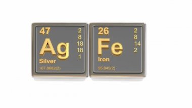 kimyasal element. 3D