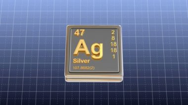 kimyasal element. 3D