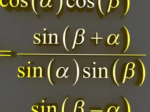 Fórmulas matemáticas . —  Fotos de Stock