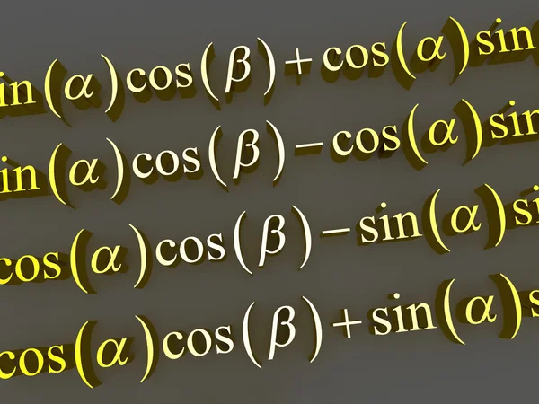 Fórmulas matemáticas . —  Fotos de Stock