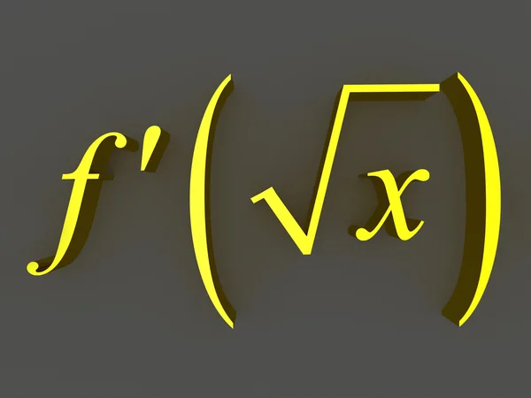 Formule matematiche . — Foto Stock