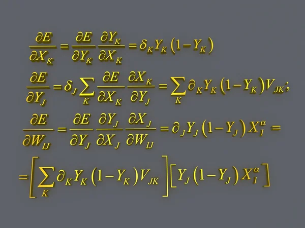 Fórmulas matemáticas . —  Fotos de Stock