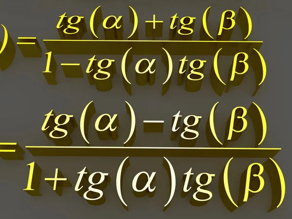 Wzory matematyczne. — Zdjęcie stockowe