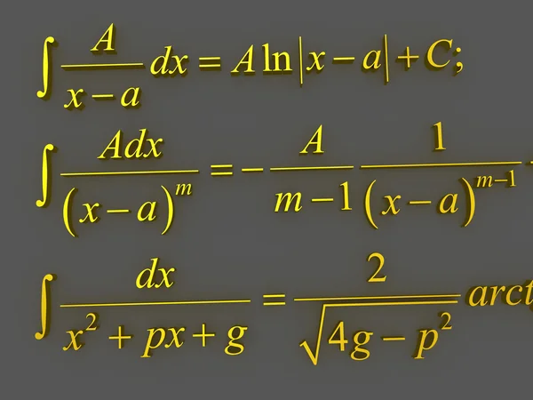 Wiskundige formules. — Stockfoto