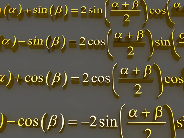 Fórmulas matemáticas . — Foto de Stock